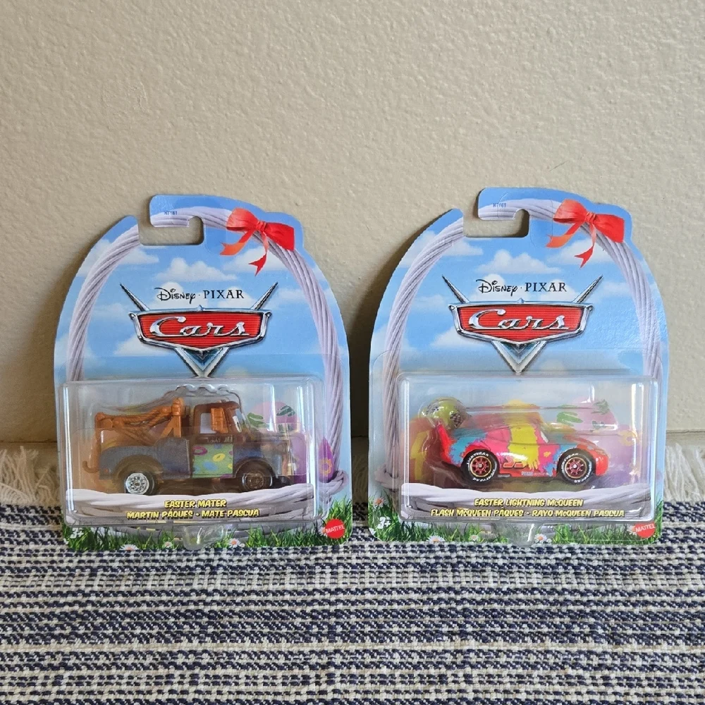 Disney Pixar 'Cars' Set - Tow Mater and Lightning McQueen - Picture 1 of 6